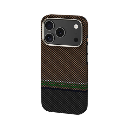 Apple iPhone 17 Pro Kılıf M-safe Şarj Özellikli Karbon Fiber Tasarımlı Benks Prestige ArmorPro Kevlar Kapak