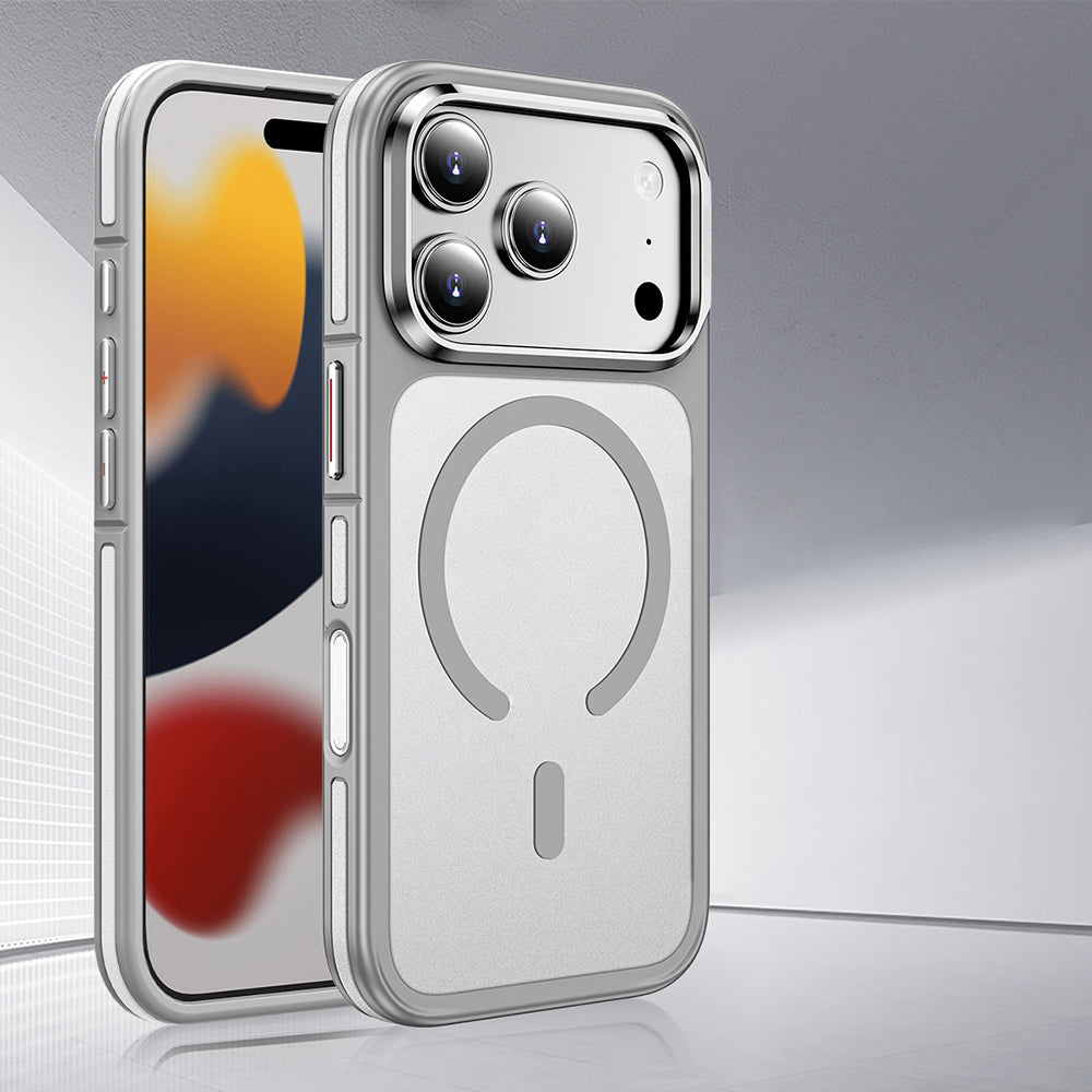 Apple iPhone 17 Pro Kılıf M-safe Şarj Özellikli Mat Görünümlü Wlons Vevo Kapak