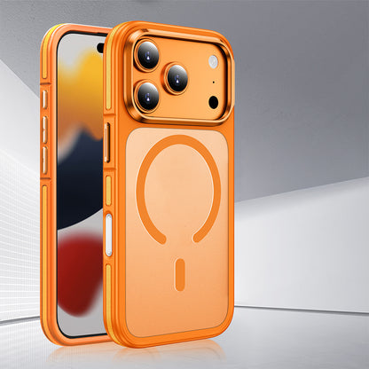 Apple iPhone 17 Pro Kılıf M-safe Şarj Özellikli Mat Görünümlü Wlons Vevo Kapak