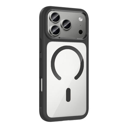 Apple iPhone 17 Pro Kılıf M-Safe Şarj Özellikli Metal Kamera Çerçeveli Zore Tiko Kapak
