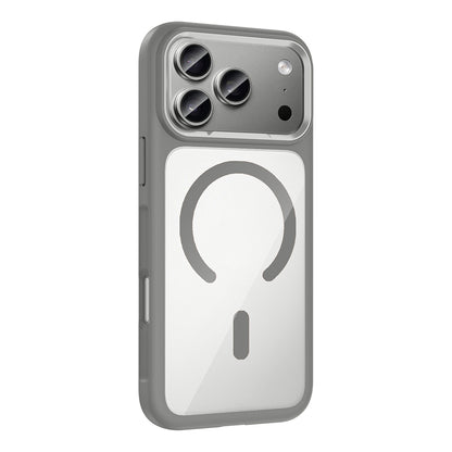Apple iPhone 17 Pro Kılıf M-Safe Şarj Özellikli Metal Kamera Çerçeveli Zore Tiko Kapak