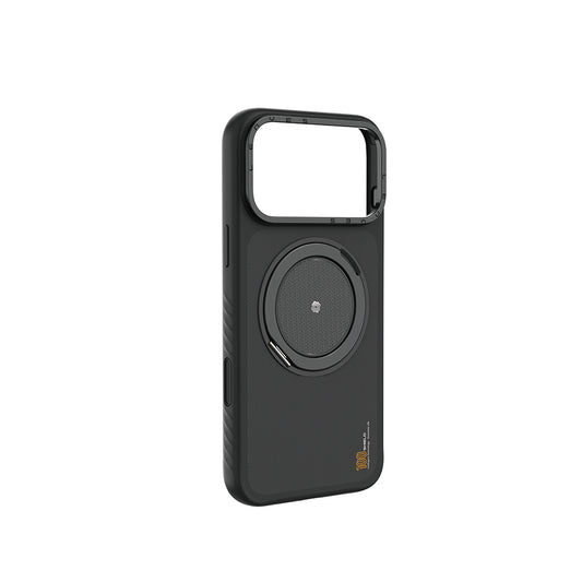 Apple iPhone 17 Pro Kılıf M-safe Şarj Özellikli Metal Standlı Lenyes CK225 Kapak