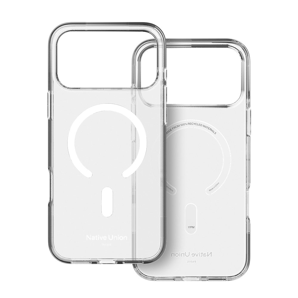 Apple iPhone 17 Pro Kılıf M-safe Şarj Özellikli Native Union RE Clear Serisi Kapak