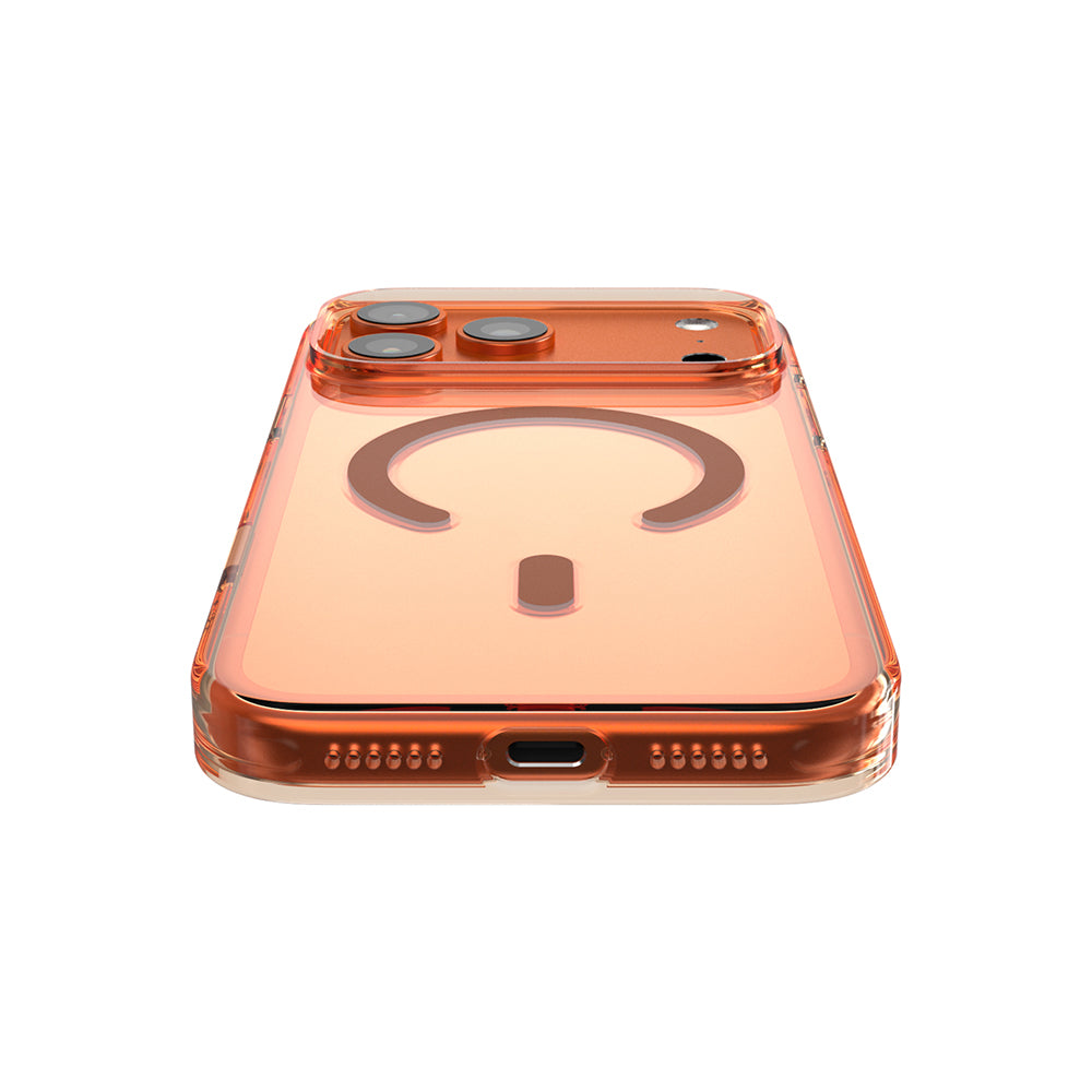Apple iPhone 17 Pro Kılıf M-safe Şarj Özellikli O-Ring Şeffaf Kajsa Trans Shield Serisi Kapak