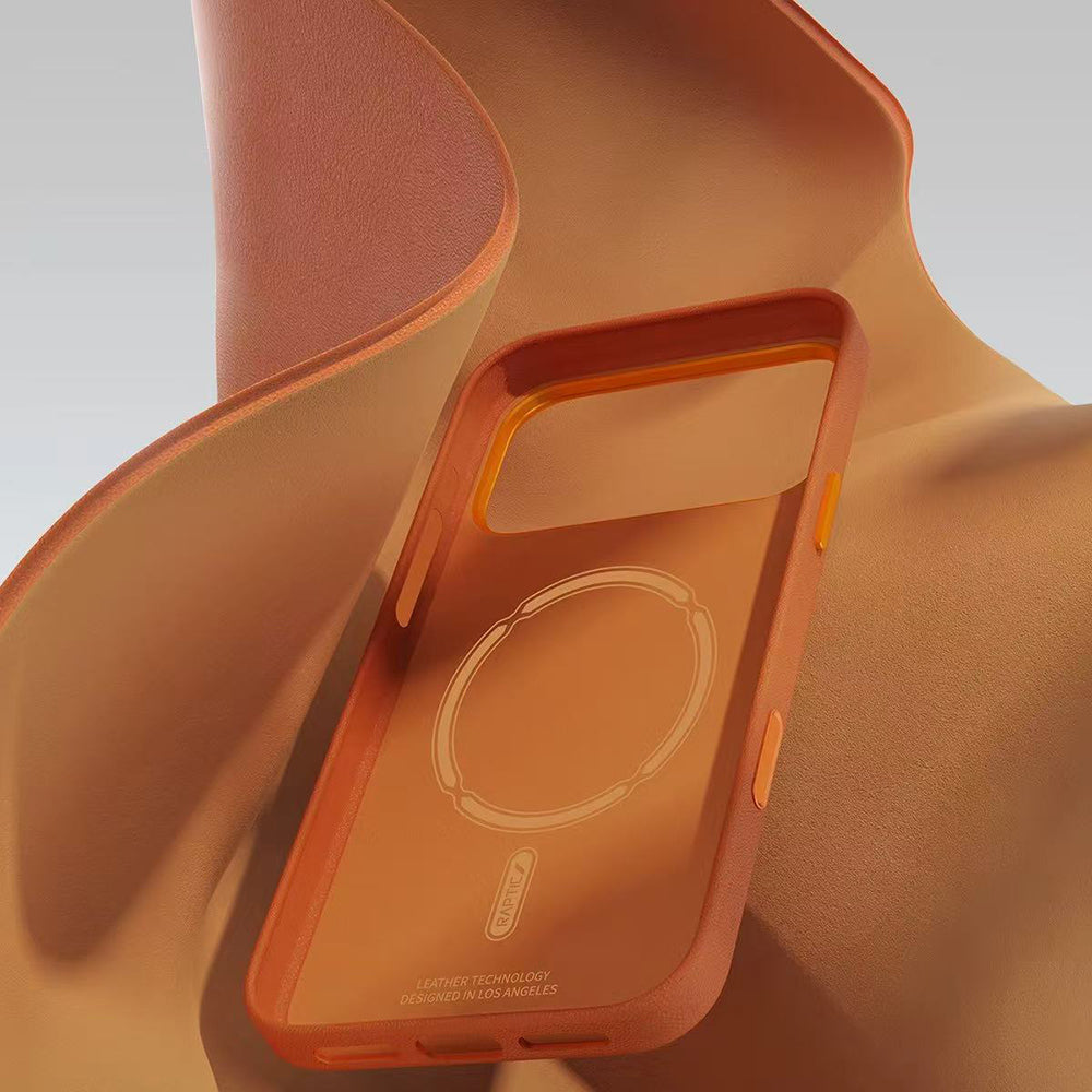 Apple iPhone 17 Pro Kılıf M-Safe Şarj Özellikli Polimerik Deri Raptic Urban Nano Kapak