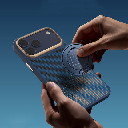 Apple iPhone 17 Pro Kılıf M-safe Şarj Özellikli Raptic Aramid Dual Serenity Serisi Kapak