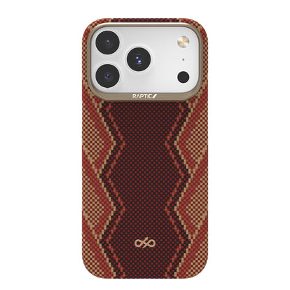 Apple iPhone 17 Pro Kılıf M-safe Şarj Özellikli Raptic Aramid Skin Bionic Serisi Kapak