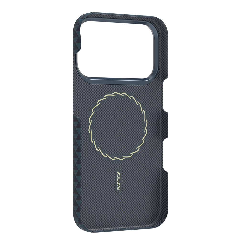 Apple iPhone 17 Pro Kılıf M-safe Şarj Özellikli Raptic Aramid Skin Origin Serisi Kapak
