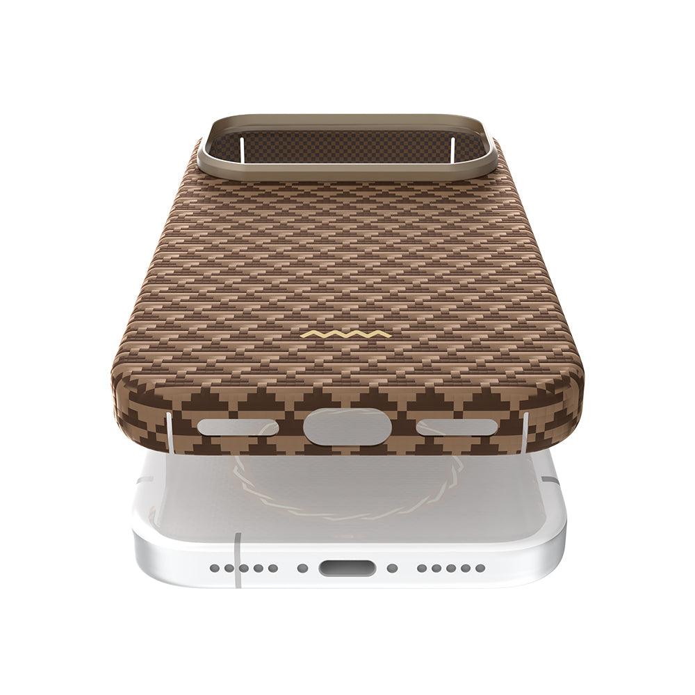Apple iPhone 17 Pro Kılıf M-safe Şarj Özellikli Raptic Aramid Skin Origin Serisi Kapak