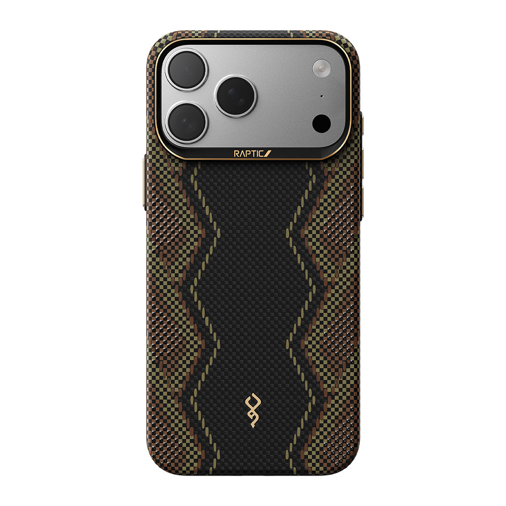 Apple iPhone 17 Pro Kılıf M-safe Şarj Özellikli Raptic Aramid Skin Scepter Serisi Kapak