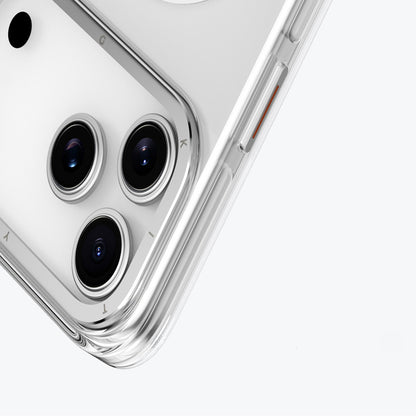 Apple iPhone 17 Pro Kılıf M-safe Şarj Özellikli Şeffaf Youngkit Crystal Shield Serisi Kapak