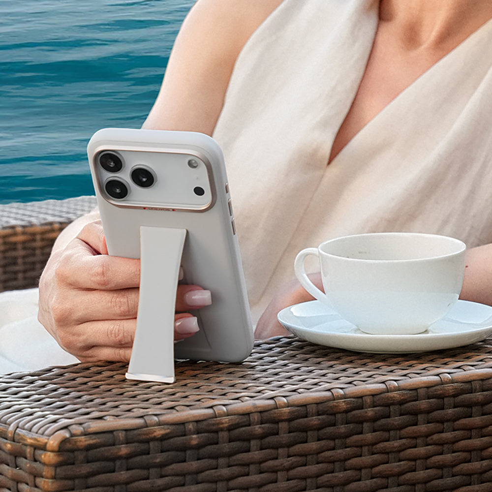 Apple iPhone 17 Pro Kılıf M-Safe Şarj Özellikli Standlı Udemos İndependence Serisi Kapak