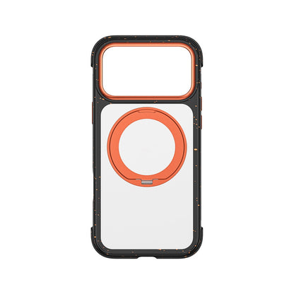 Apple iPhone 17 Pro Kılıf M-safe Şarj Özellikli Wiwu AA-203 AeroArmor Ultra Serisi Airbag Tasarımlı Standlı Kapak