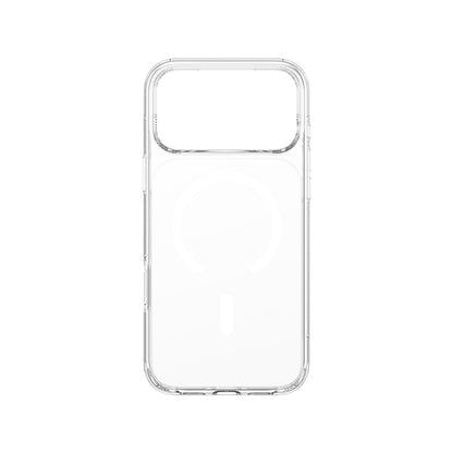 Apple iPhone 17 Pro Kılıf M-safe Şarj Özellikli Wiwu CS-202 Crystal Shield Pro Serisi Anti Yellowing Sert PC Kapak