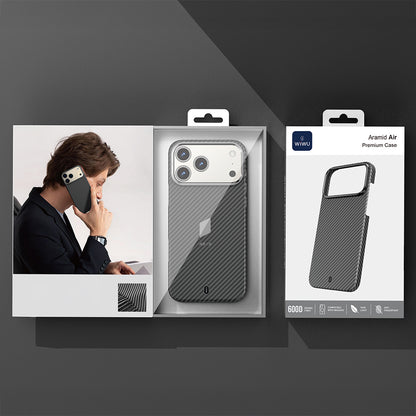 Apple iPhone 17 Pro Kılıf M-safe Şarj Özellikli Wiwu DCC-206 Aramid Air Kapak