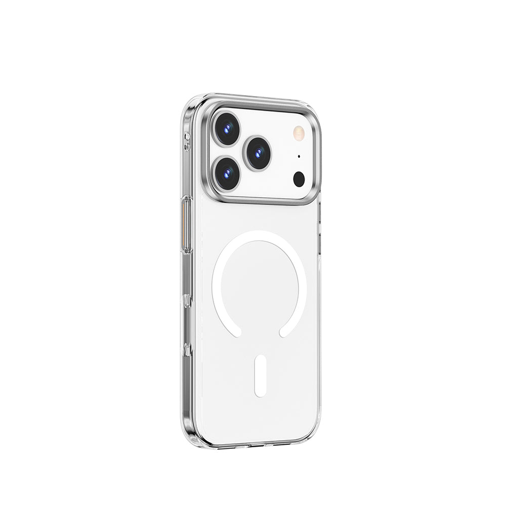 Apple iPhone 17 Pro Kılıf M-safe Şarj Özellikli Wiwu YXK-208 Invisible Ultra Sert PC Kapak