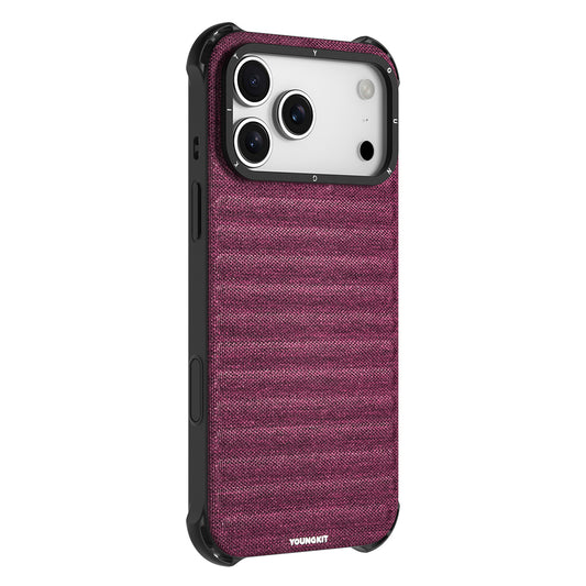 Apple iPhone 17 Pro Kılıf M-safe Şarj Özellikli Youngkit Canvas Serisi Kapak