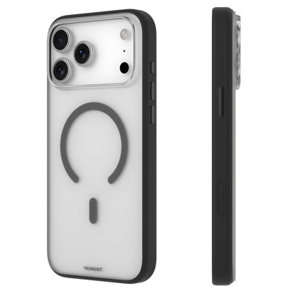 Apple iPhone 17 Pro Kılıf M-safe Şarj Özellikli Youngkit Clear Serisi Kapak