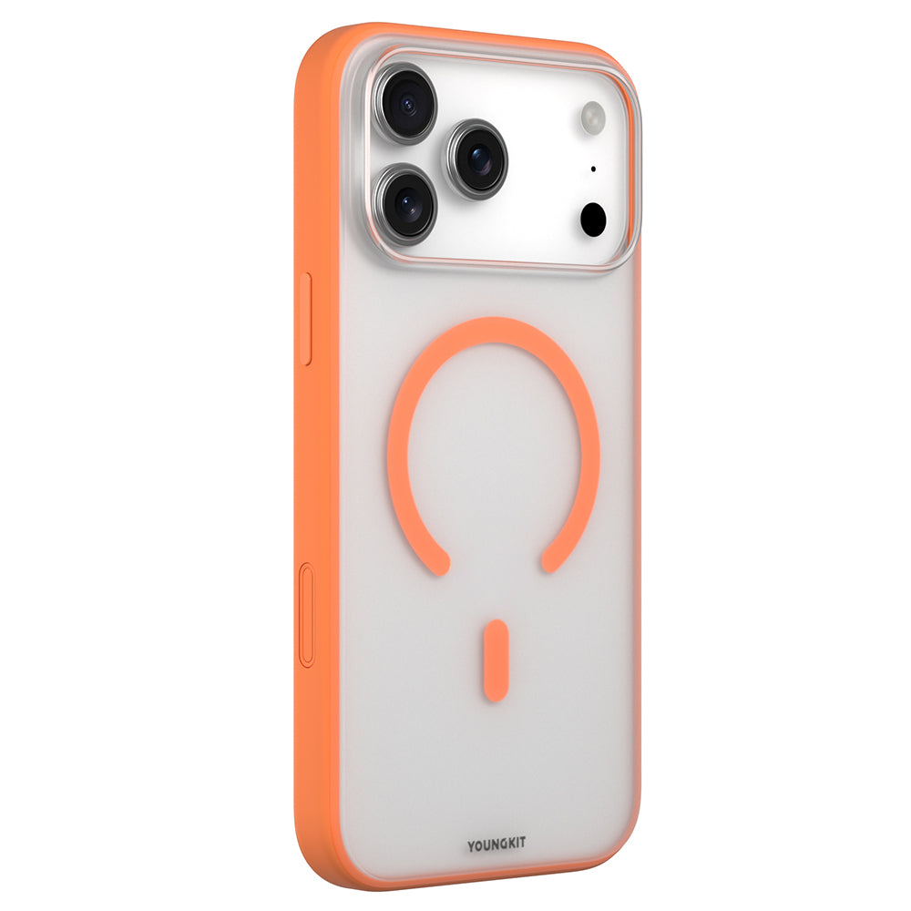 Apple iPhone 17 Pro Kılıf M-safe Şarj Özellikli Youngkit Clear Serisi Kapak