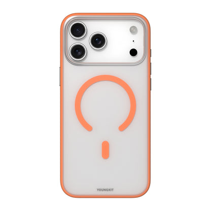 Apple iPhone 17 Pro Kılıf M-safe Şarj Özellikli Youngkit Clear Serisi Kapak
