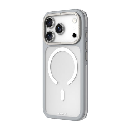 Apple iPhone 17 Pro Kılıf M-safe Şarj Özellikli Youngkit Rock Sand Serisi Kapak