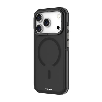 Apple iPhone 17 Pro Kılıf M-safe Şarj Özellikli Youngkit Rock Sand Serisi Kapak