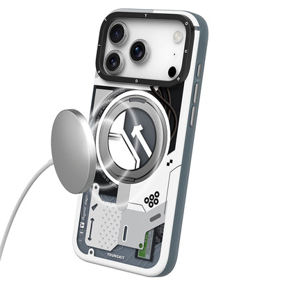 Apple iPhone 17 Pro Kılıf M-safe Şarj Özellikli Youngkit Starship Serisi Kapak