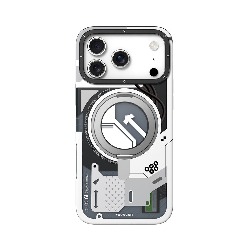 Apple iPhone 17 Pro Kılıf M-safe Şarj Özellikli Youngkit Starship Serisi Kapak