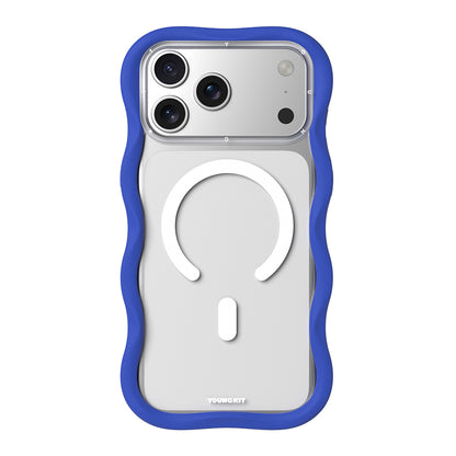 Apple iPhone 17 Pro Kılıf M-safe Şarj Özellikli Youngkit Wave Clear Serisi Kapak