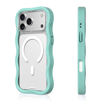 Apple iPhone 17 Pro Kılıf M-safe Şarj Özellikli Youngkit Wave Clear Serisi Kapak
