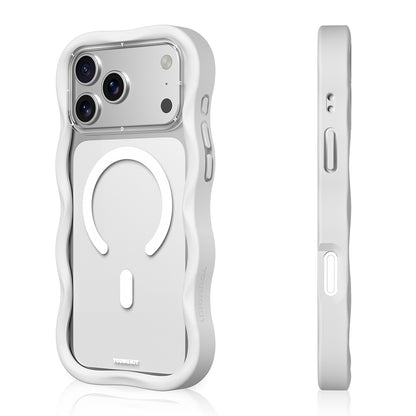 Apple iPhone 17 Pro Kılıf M-safe Şarj Özellikli Youngkit Wave Clear Serisi Kapak