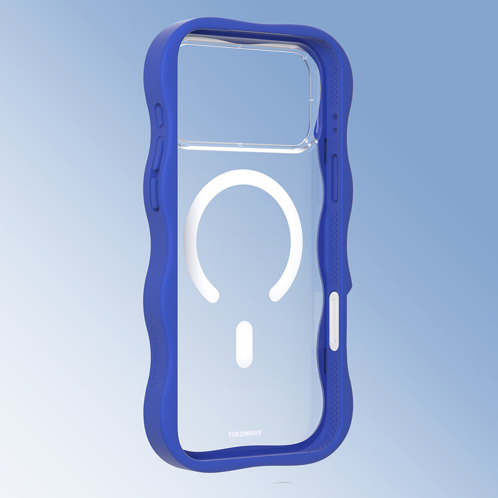 Apple iPhone 17 Pro Kılıf M-safe Şarj Özellikli Youngkit Wave Clear Serisi Kapak