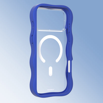 Apple iPhone 17 Pro Kılıf M-safe Şarj Özellikli Youngkit Wave Clear Serisi Kapak