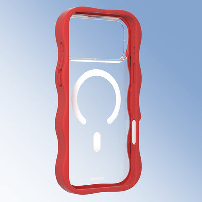 Apple iPhone 17 Pro Kılıf M-safe Şarj Özellikli Youngkit Wave Clear Serisi Kapak