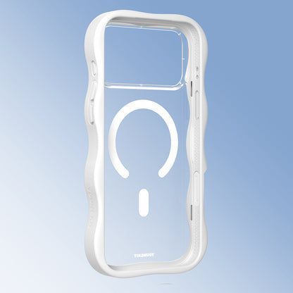 Apple iPhone 17 Pro Kılıf M-safe Şarj Özellikli Youngkit Wave Clear Serisi Kapak