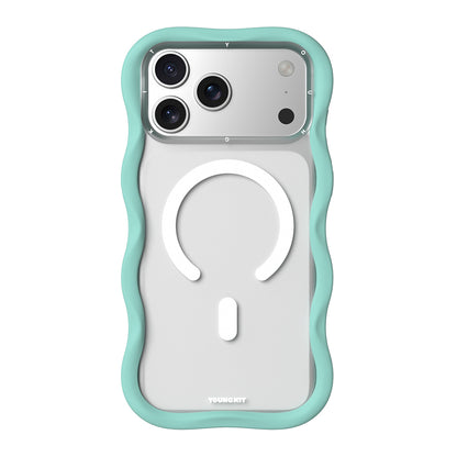 Apple iPhone 17 Pro Kılıf M-safe Şarj Özellikli Youngkit Wave Matte Serisi Kapak