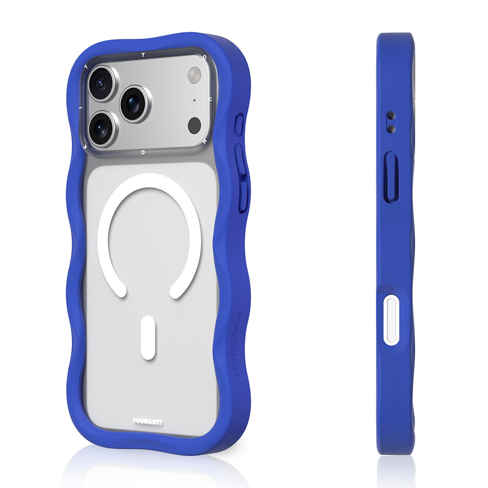 Apple iPhone 17 Pro Kılıf M-safe Şarj Özellikli Youngkit Wave Matte Serisi Kapak