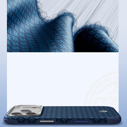 Apple iPhone 17 Pro Kılıf M-Safe Şarj Özellikli Yükseltilmiş Kamera Çerçeveli Benks ArmorGrid ArmorEdge X9 Serisi Kevlar Karbon Kapak