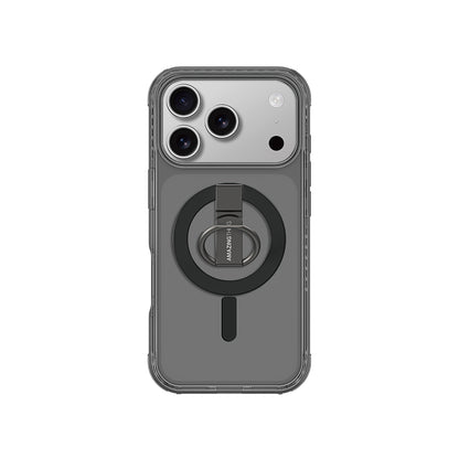 Apple iPhone 17 Pro Kılıf M-safe Şarj Özellikli Yüzük Standlı Amazingthing Titan Pro Serisi Kapak