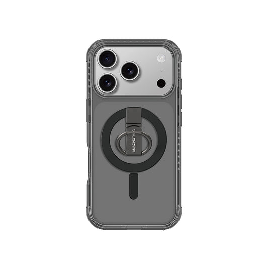 Apple iPhone 17 Pro Kılıf M-safe Şarj Özellikli Yüzük Standlı Amazingthing Titan Pro Serisi Kapak