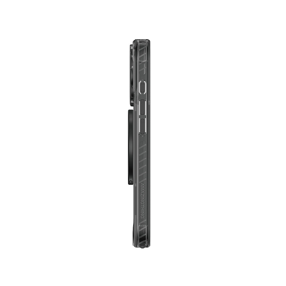 Apple iPhone 17 Pro Kılıf M-safe Şarj Özellikli Yüzük Standlı Amazingthing Titan Pro Serisi Kapak