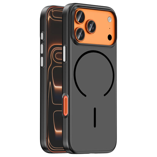 Apple iPhone 17 Pro Kılıf M-Safe Şarj Özellikli Zore Lora PC Kapak