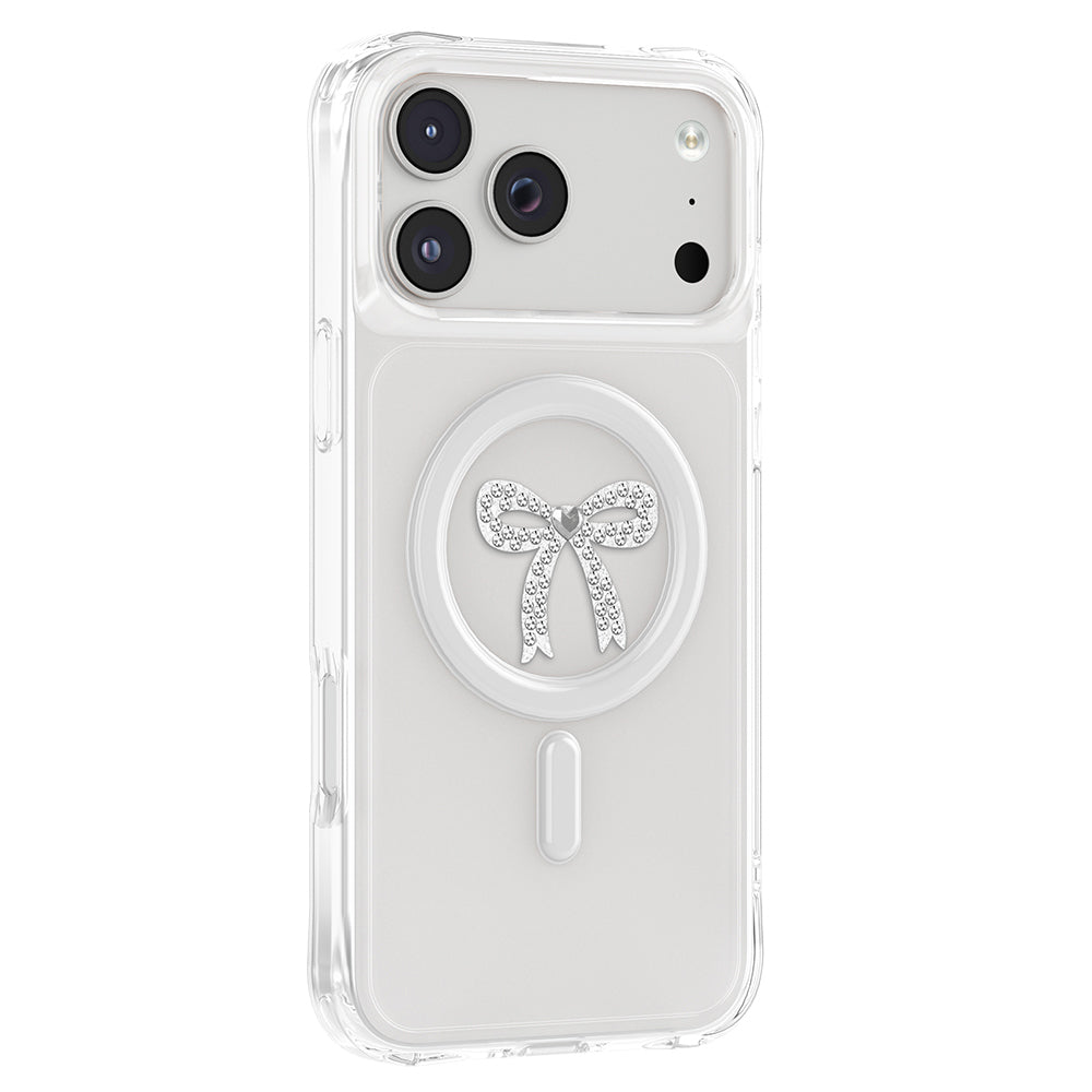 Apple iPhone 17 Pro Kılıf M-Safe Şarj Özellikli Zore Paris Mova Sert PC Kapak