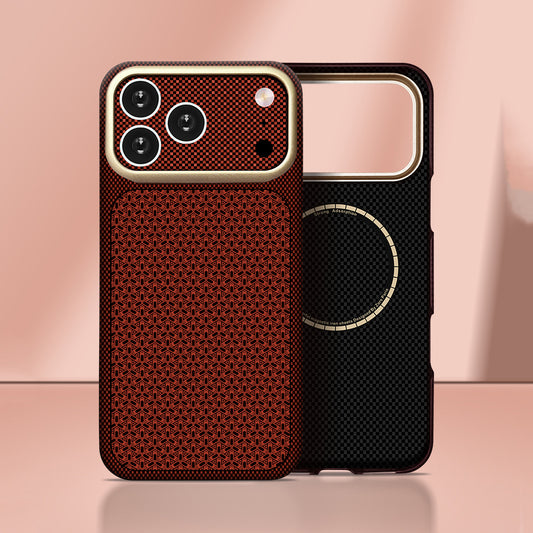 Apple iPhone 17 Pro Kılıf M-Safe Şarj Özellikli Zore Paris Nexel Sert PC Kapak