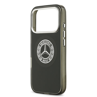 Apple iPhone 17 Pro Kılıf Mercedes Benz Orjinal Lisanslı M-safe Şarj Özellikli Çift Katmanlı PC Nostaljik Yıldız Dizayn Kapak