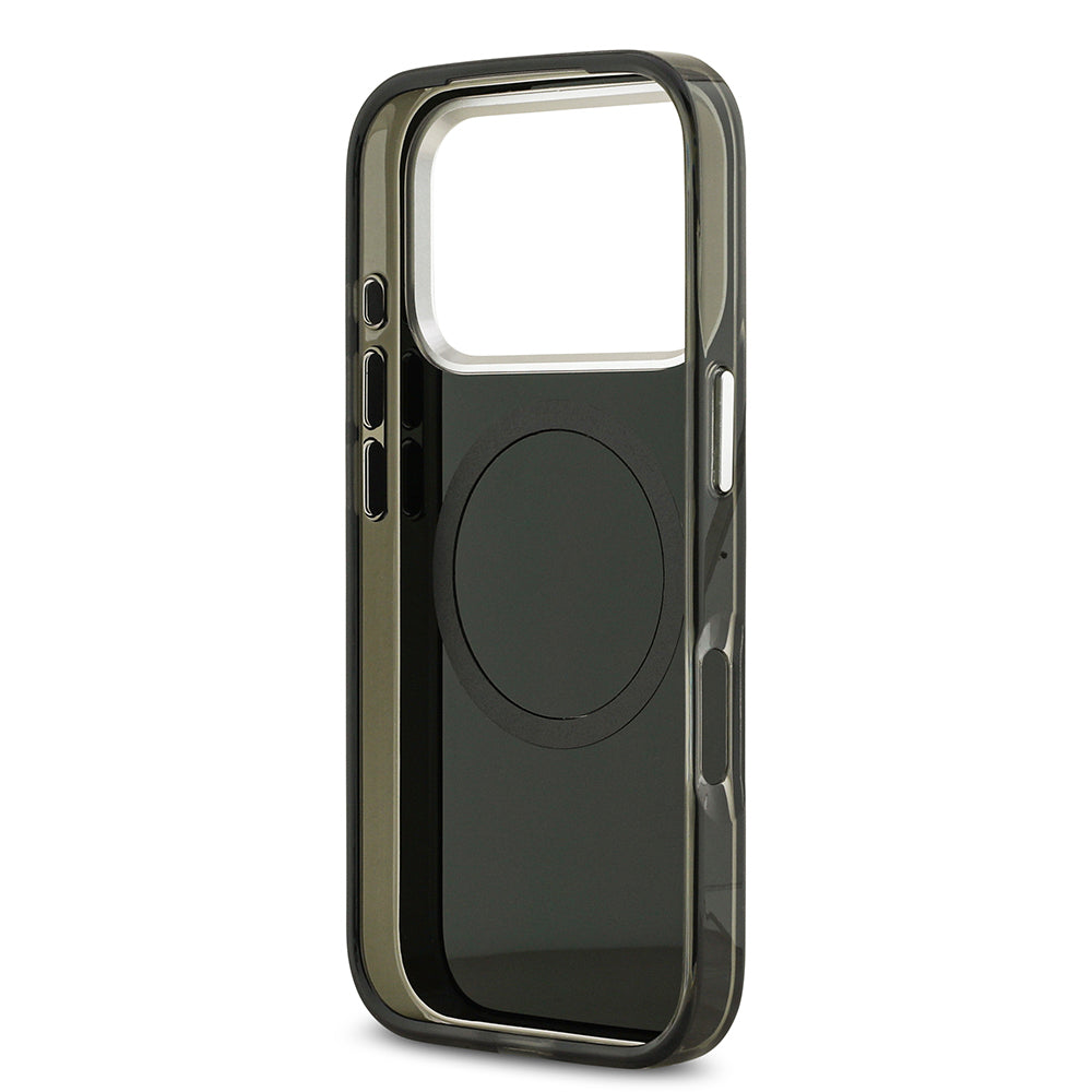 Apple iPhone 17 Pro Kılıf Mercedes Benz Orjinal Lisanslı M-safe Şarj Özellikli Çift Katmanlı PC Nostaljik Yıldız Dizayn Kapak