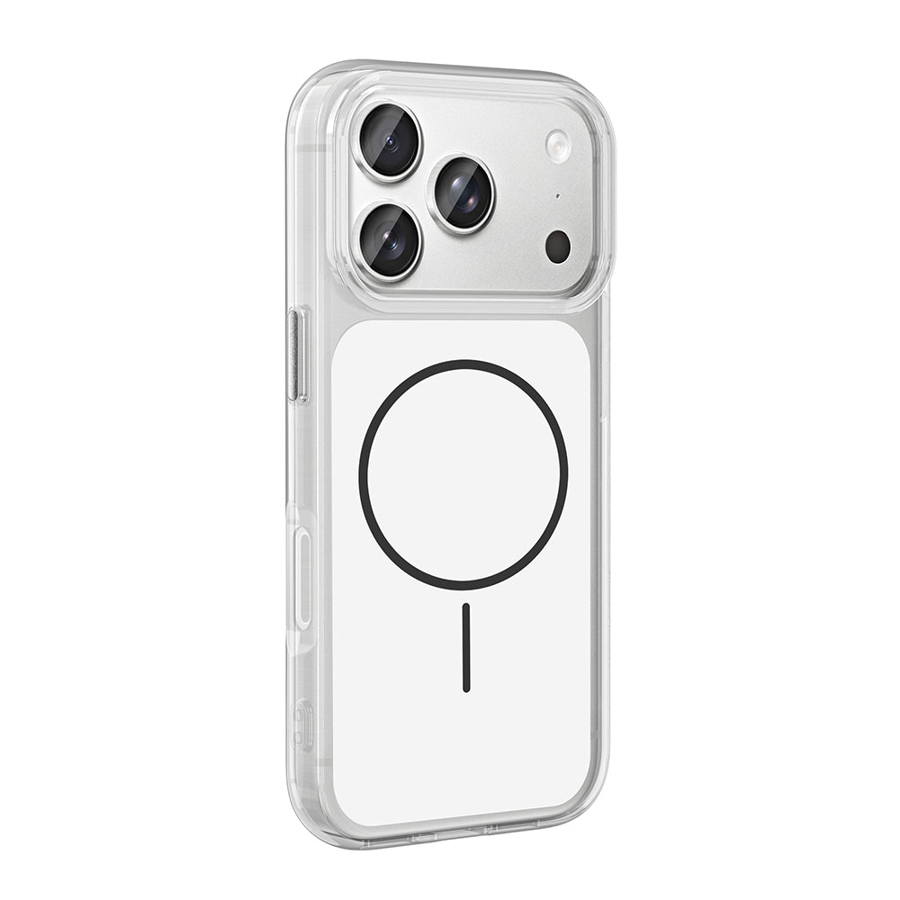 Apple iPhone 17 Pro Kılıf Metal Buton Tasarımlı Zore İkonik Sert Silikon Kapak