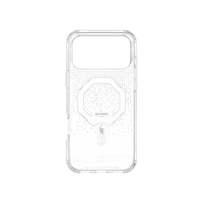 Apple iPhone 17 Pro Kılıf Skinarma M-Safe Şarj Özellikli IML Baskılı Holografik MYST Kapak