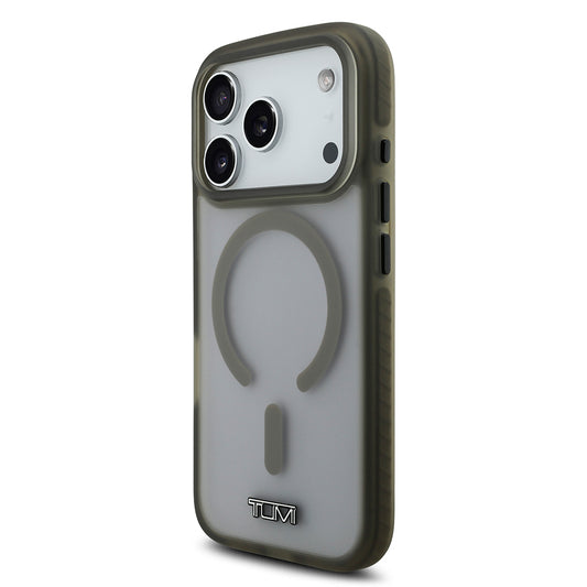 Apple iPhone 17 Pro Kılıf TUMI Orjinal Lisanslı M-safe Şarj Özellikli Buzlu Transparan Kapak
