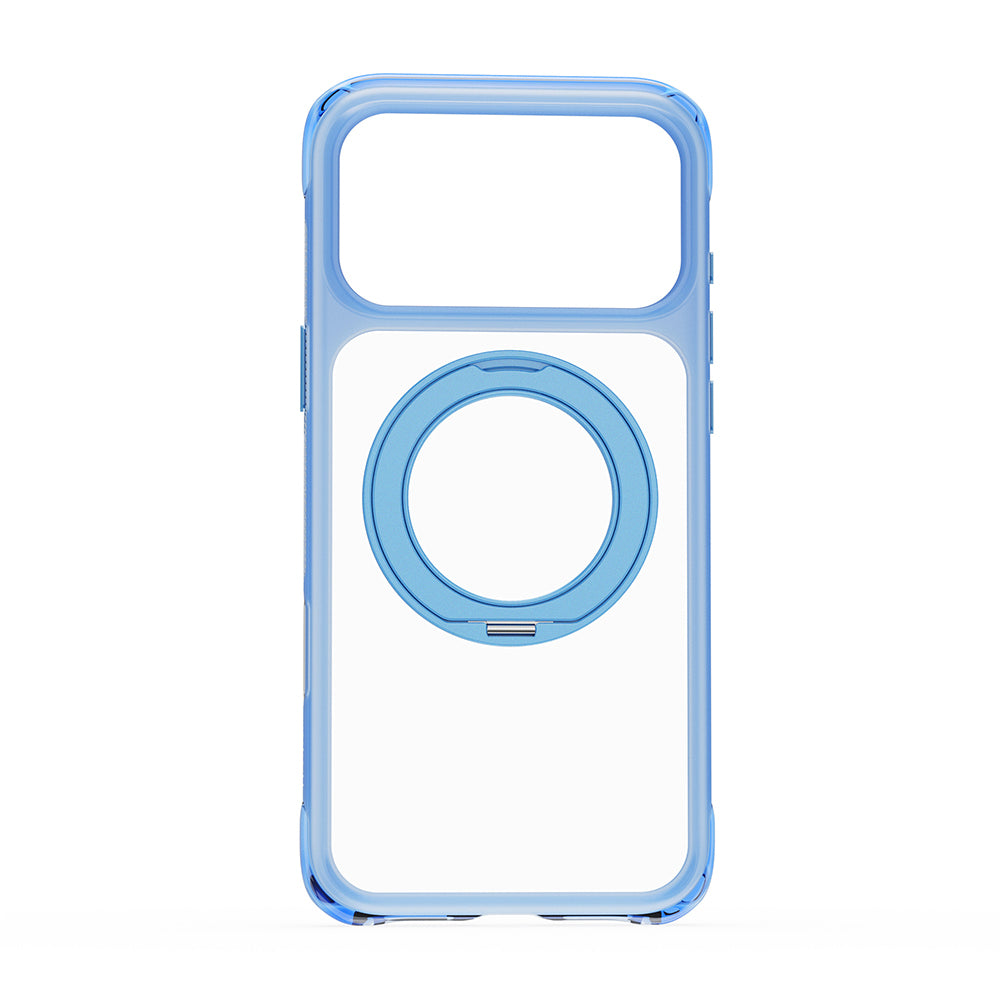 Apple iPhone 17 Pro Kılıf Wiwu AG-203 AeroGuard Ultra Serisi M-safe Şarj Özellikli Airbag Tasarımlı Standlı Kapak